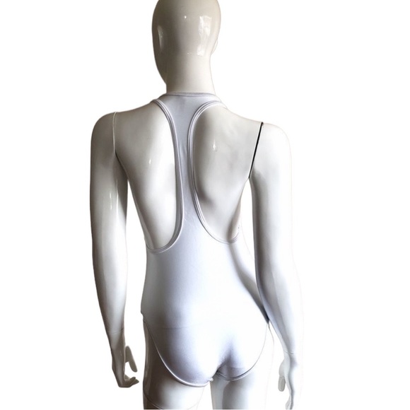 American Apparel Nylon Tricot Zip Up Sleeveless One-Piece - Picture 7 of 11